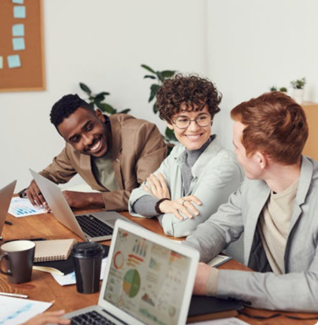 “Synergic ERP team collaborating on enterprise software solutions and business growth”